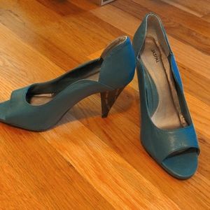 Genuine leather heels